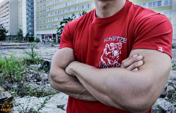 T-Shirt BL - Schütze Europa - rot